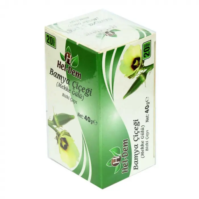 Bamya Çiçeği Mekke Gülü  Çayı 2 Gr x 20 Süzen Poşet 40 Gr