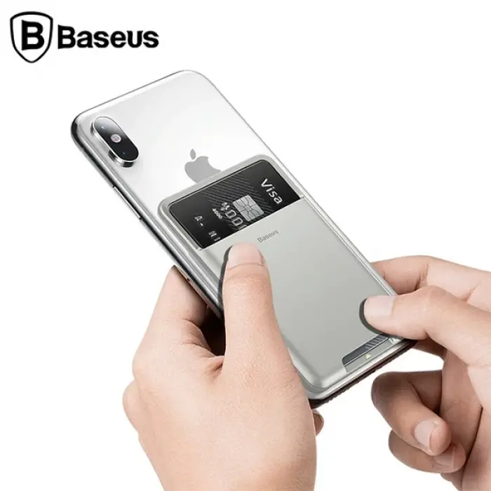 Baseus back stick Universal Telefon Arkası Kart Yuvası Cüzdan-(5775)