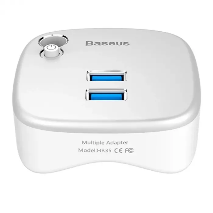 Baseus Çok Fonsiyonlu Notebook Adaptörü Hub Dual USB 3.0 RJ45 TF/SD-(5775)