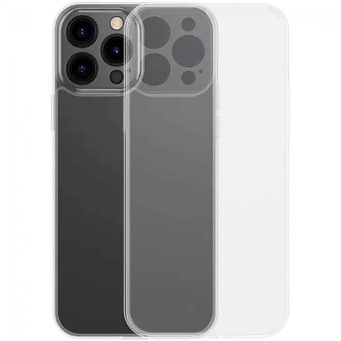 Baseus Frosted Glass iPhone 13 Pro Max 6.7inch Shockproof Koruyucu Kılıf-(5775)