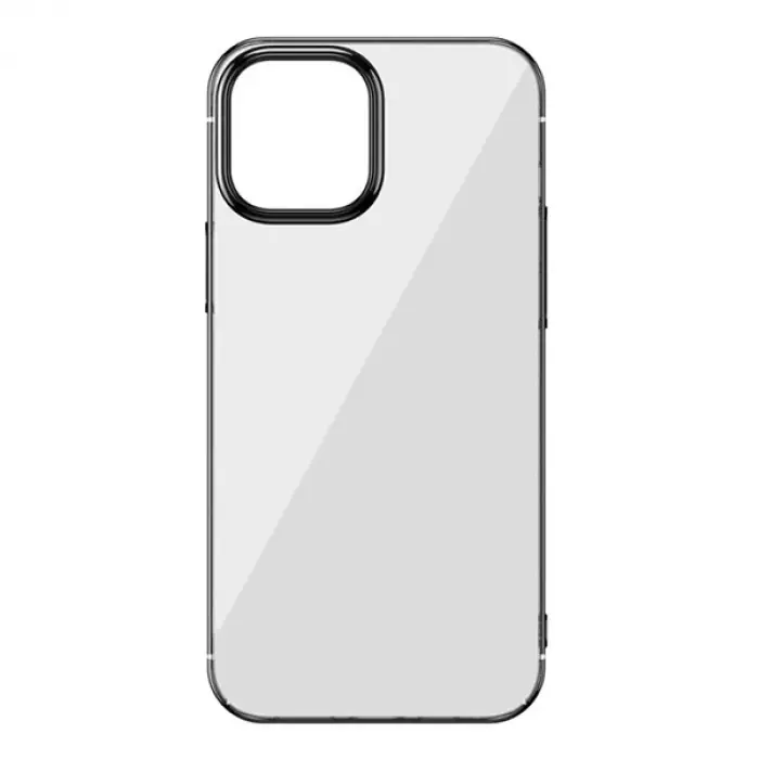 Baseus Glitter Case İPhone 12 Mini 5.4  Şeffaf Lüx Silikon Kılıf Soft TPU Kılıf-(5775)
