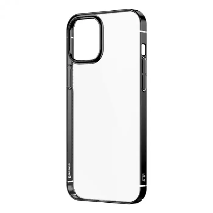 Baseus Glitter Case İPhone 12 Mini 5.4  Şeffaf Lüx Silikon Kılıf Soft TPU Kılıf-(5775)