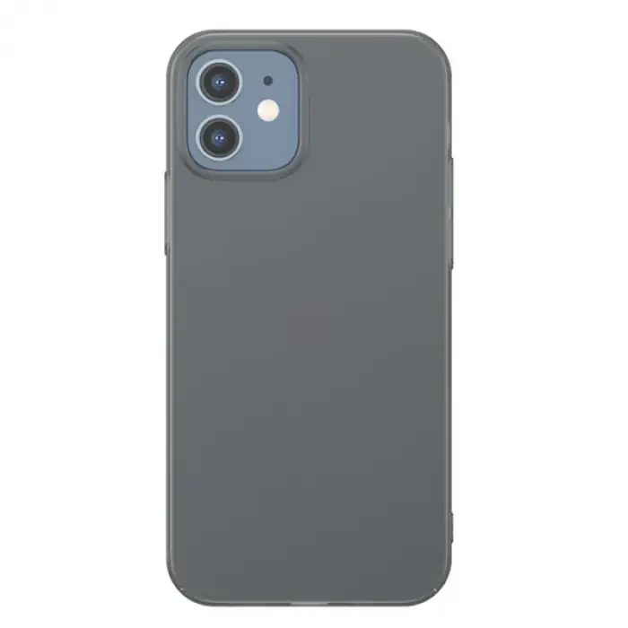 Baseus İPhone 12 Mini 5.4 Comfort İnce Şeffaf Kılıf Matte PP Kılıf-(5775)
