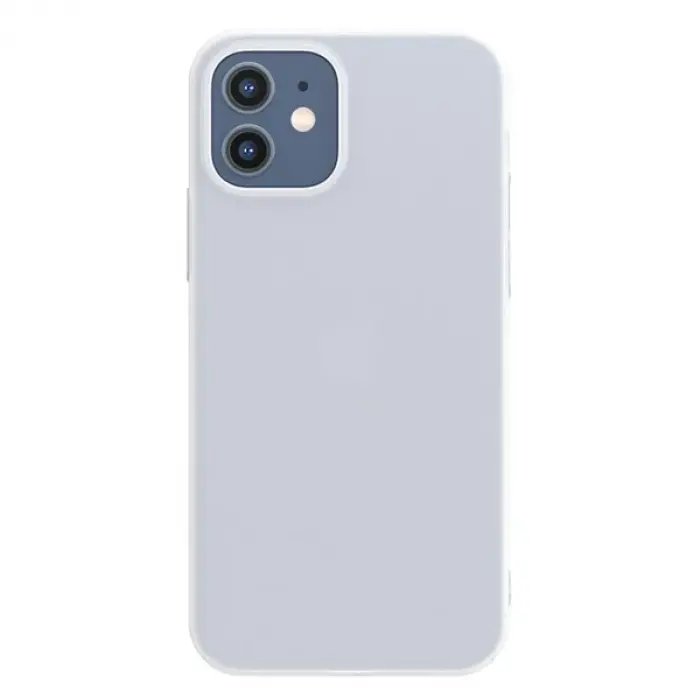 Baseus İPhone 12 Mini 5.4 Comfort İnce Şeffaf Kılıf Matte PP Kılıf-(5775)