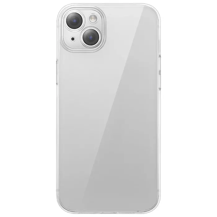 Baseus iPhone 15 Plus Lucent Serisi Ultra İnce Transparan Kılıf-(5775)