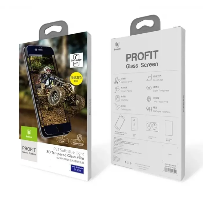 Baseus İPhone 6/ 6S 3D Full Kaplama Kırılmaz Cam Ekran Koruyucu-(5775)