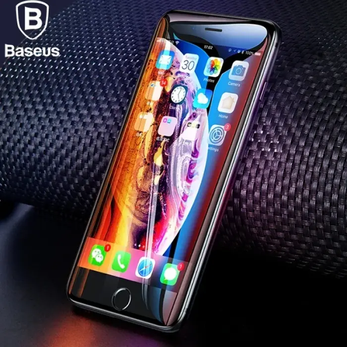 Baseus İPhone 8-7-6-6S 3D 023MM Full Kırılmaz Cam Ekran Koruyucu-(5775)