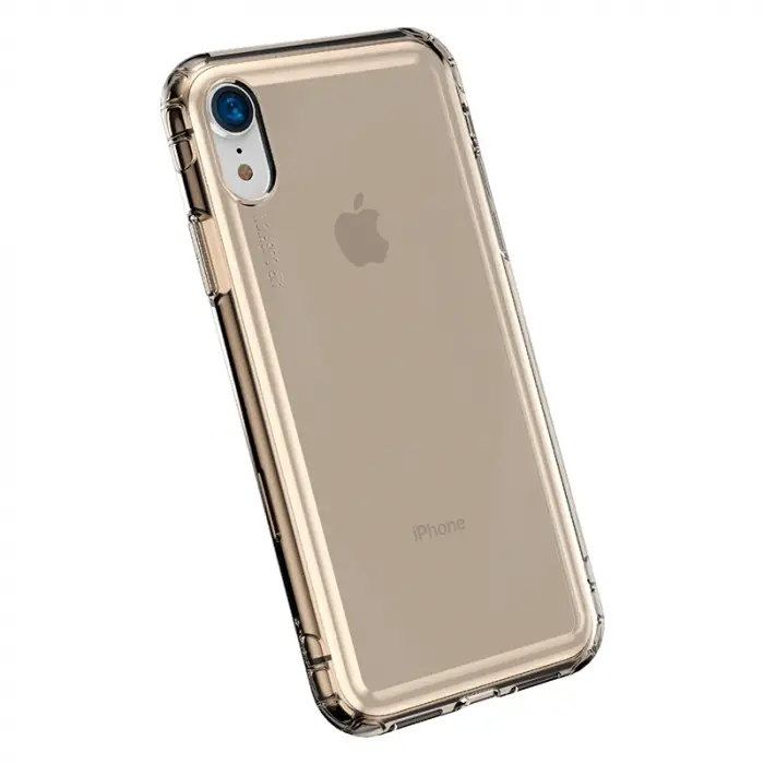 Baseus İPhone Xr 61 Airbags Şeffaf Darbe Emici Slikon Kılıf-(5775)