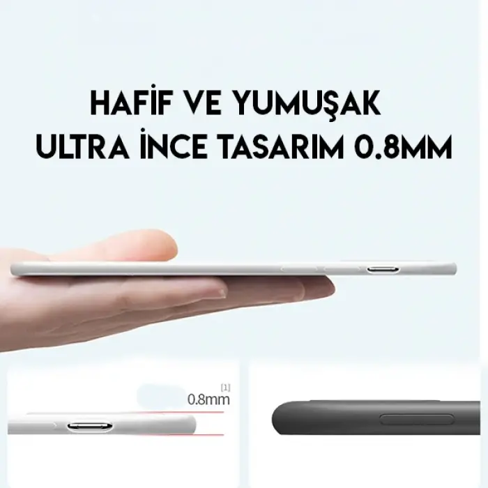 Baseus Jelly Liquid Silica Gel iPhone 11 Pro Max 6.5 Kılıf Şeffaf Sıvı Silikon Kılıf-(5775)