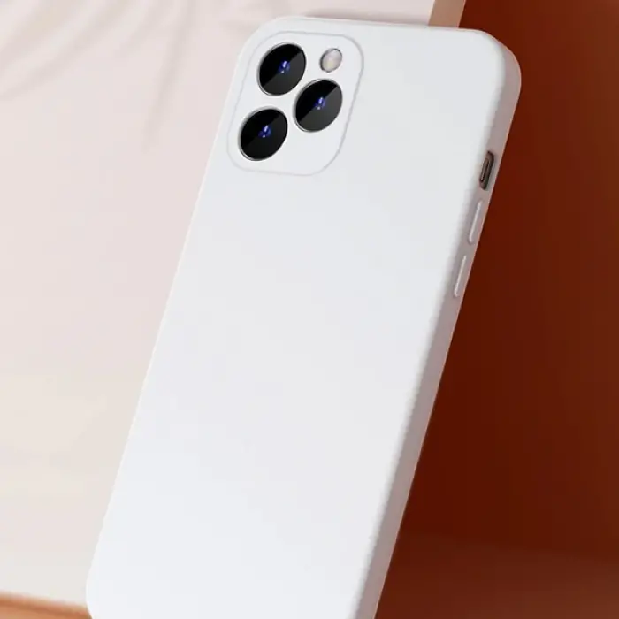 Baseus Liquid Silica Gel iPhone 12 Pro 6.1 Kılıf Ultra Koruma Silikon Kılıf-(5775)