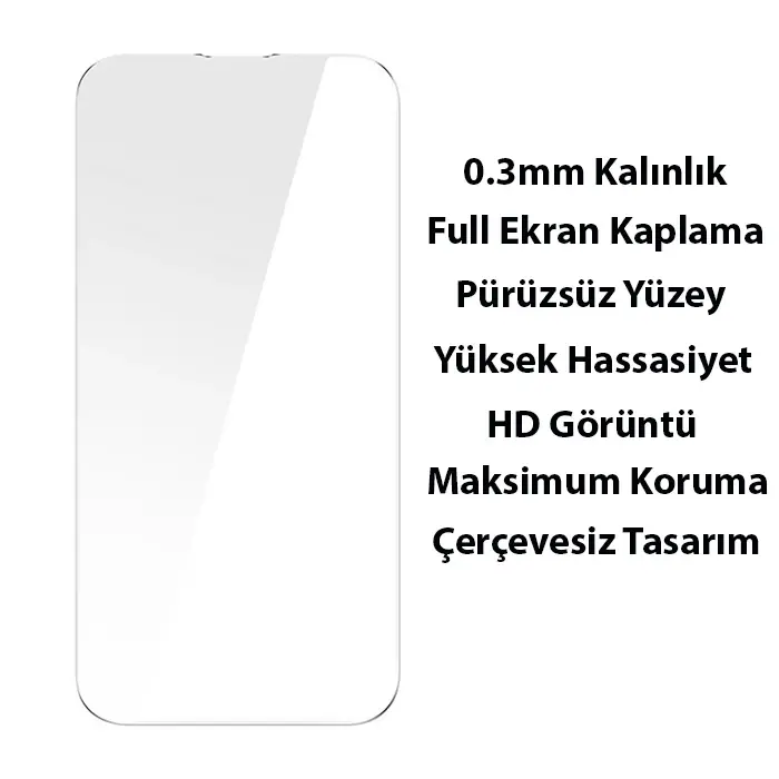 Baseus Liquid Silica Gel iPhone 14 Plus 6.7 Magsafe Silikon Kılıf + Tempered Ekran Koruyucu Set-(5775)