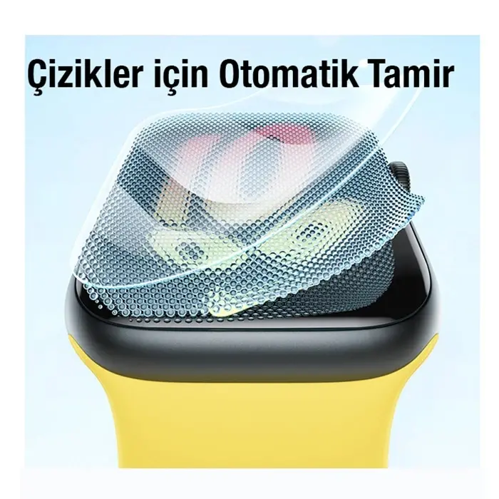 Baseus NanoCrystal Series Apple Watch 4/5/6/SE/SE 2 40mm Ekran Koruyucu 2 Adet-(5775)