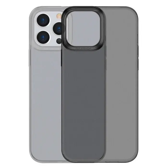 Baseus Simple Case iPhone 13 Pro Max İnce Silikon Şeffaf Kılıf-(5775)