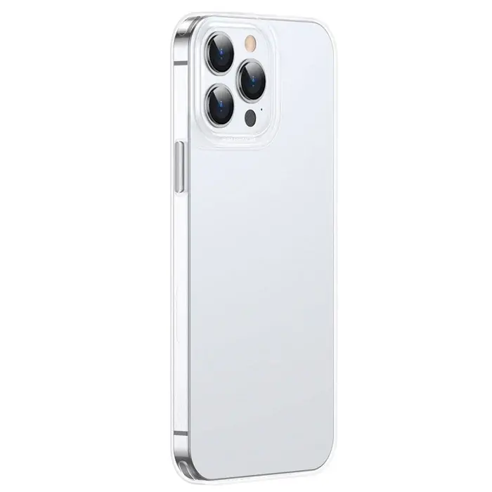 Baseus Simple Case iPhone 13 Pro Max İnce Silikon Şeffaf Kılıf-(5775)