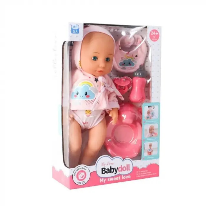 BEBEK VE TUVALET EĞİTİMİ SETİ 35 CM-MEGA