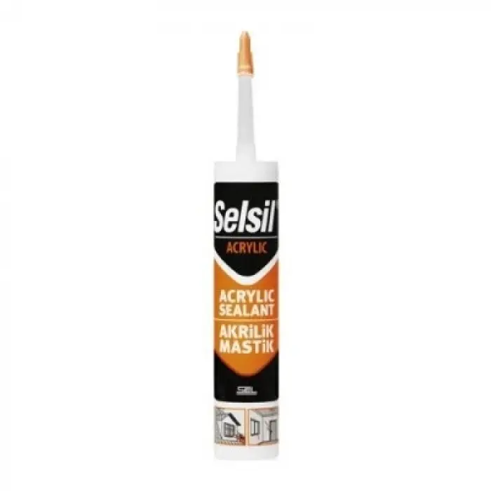 Beyaz Akrilik Mastik - Silikonize Akrilik - 500 gr