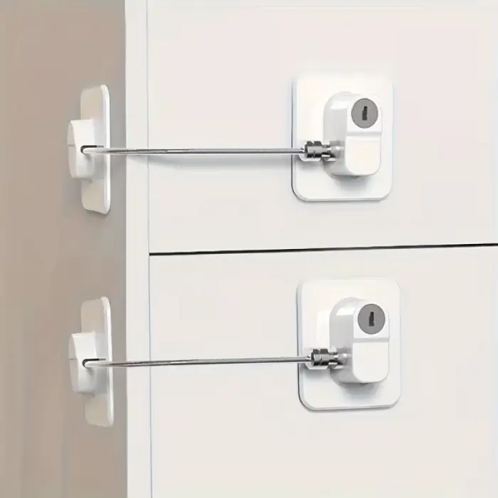 Beyaz Plaka Halatlı Emniyet Kilidi