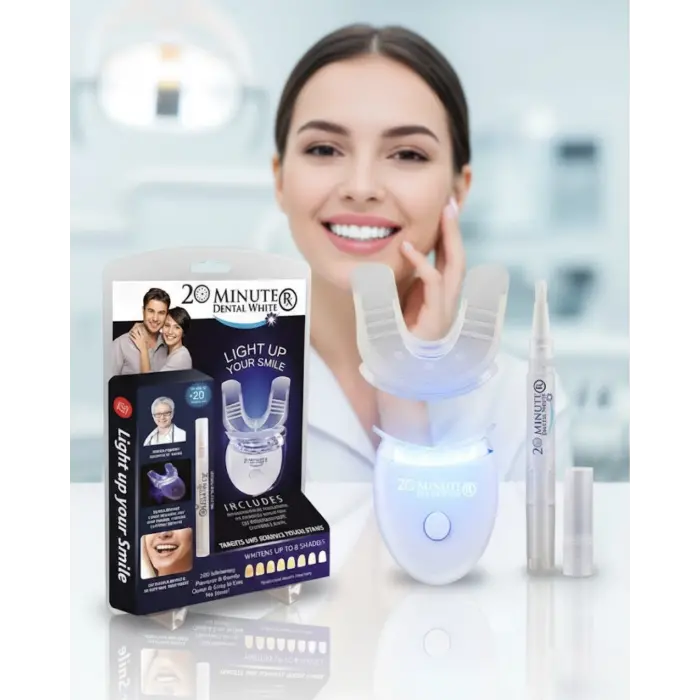 Beyazlatma Kalemli LED Diş Parlatma Seti