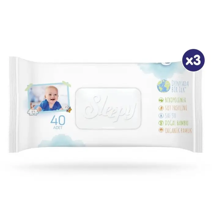 Bio Natural Islak Havlu Mendil 3x40 120 Yaprak