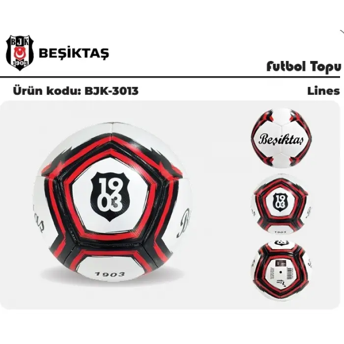 BJK-3013 BEŞİKTAŞ FUTBOL TOPU LİNES-CNT