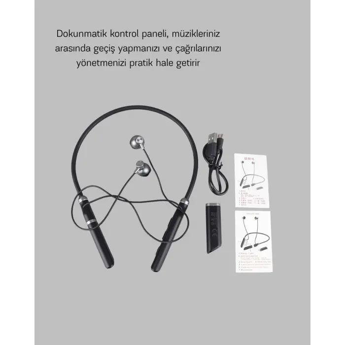 Bluetooth 5.0 ANC Kulaklık – Dokunmatik Kontrol Kristal Netliğinde Mikrofonlu