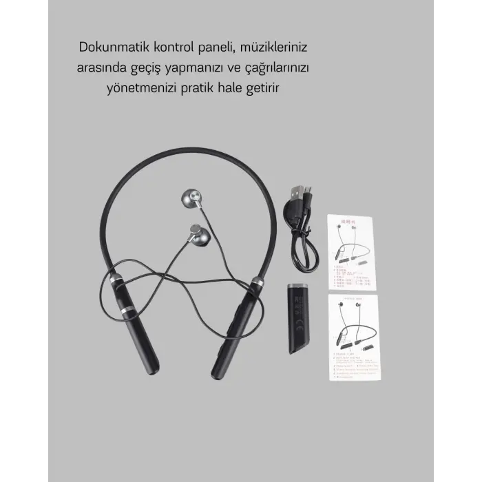 Bluetooth 5.0 ANC Kulaklık – Dokunmatik Kontrol Kristal Netliğinde Mikrofonlu