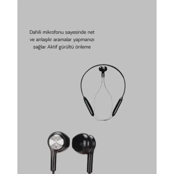 Bluetooth 5.0 ANC Kulaklık – Dokunmatik Kontrol Kristal Netliğinde Mikrofonlu