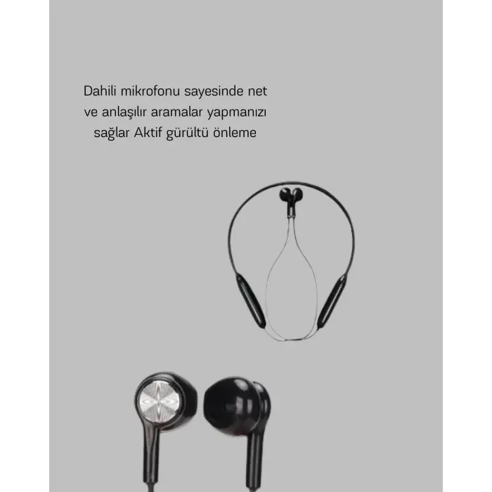 Bluetooth 5.0 ANC Kulaklık – Dokunmatik Kontrol, Kristal Netliğinde Mikrofonlu
