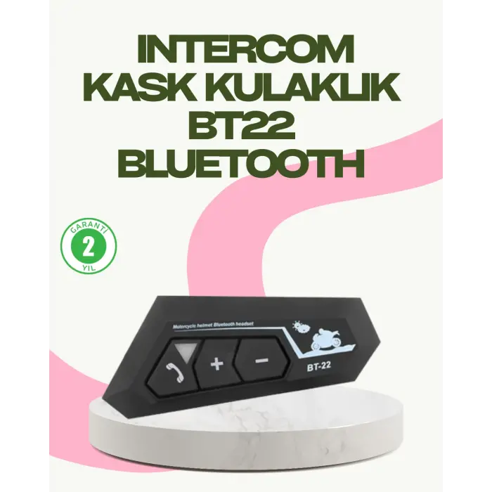 Bluetooth 5.0 EDR Kask Kulaklık Yüksek Ses Kalitesi ve Gürültü Önleme