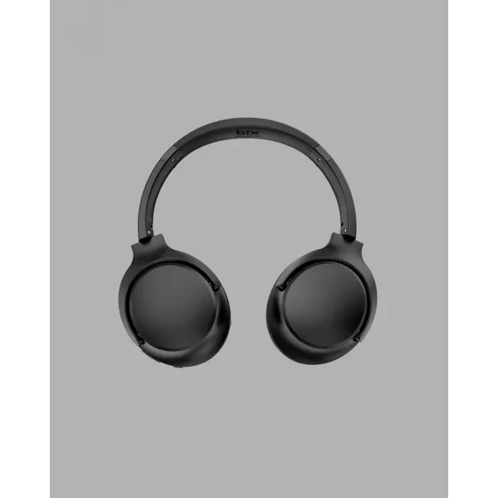 Bluetooth 5.0 Siyah Kablosuz Kulaklık 18 Saat Batarya Katlanabilir Tasarım