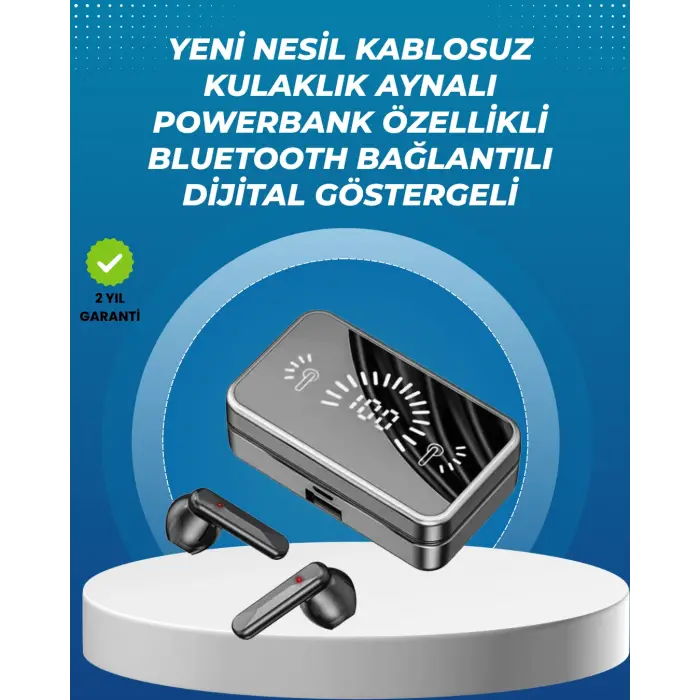 Bluetooth 5.4 Kablosuz Kulaklık – Gürültü Engelleme ve Dokunmatik Kontrol