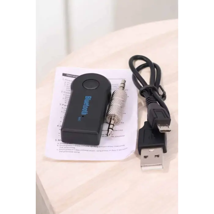 Bluetooth Araç Kiti Bt 350 Aux Çıkışlı Tüm Araçlara Uyumlu