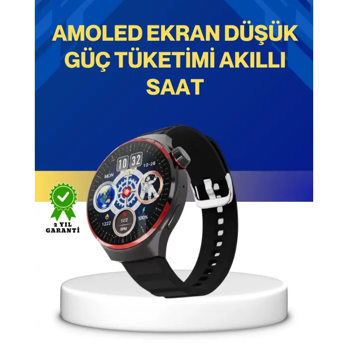 Bluetooth Arama Özellikli Akıllı Saat Suya Dayanıklı