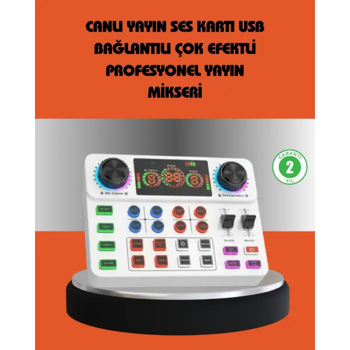 Bluetooth Bağlantılı Karaoke ve Yayın Ses Kontrol Ünitesi