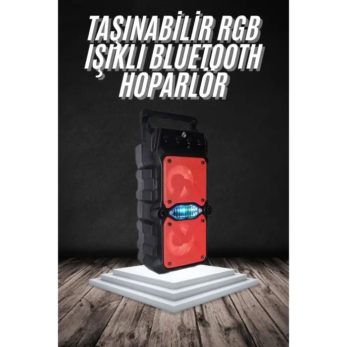 Bluetooth Hoparlör Çift Mikrofonlu Güçlü Ses Kaliteli Kesintisiz Kablosuz