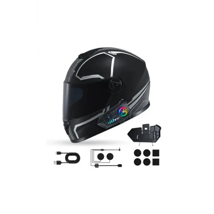 Bluetooth intercom seti 2 yıl garantili motosiklet iletişim cihazı çiftli paket Süresi