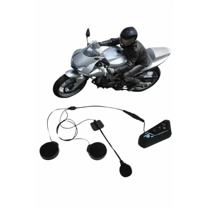 Bluetooth Kask Kulaklığı Intercom 5.0 Bluetooth Android ve İOS Uyumlu Yeni Nesil