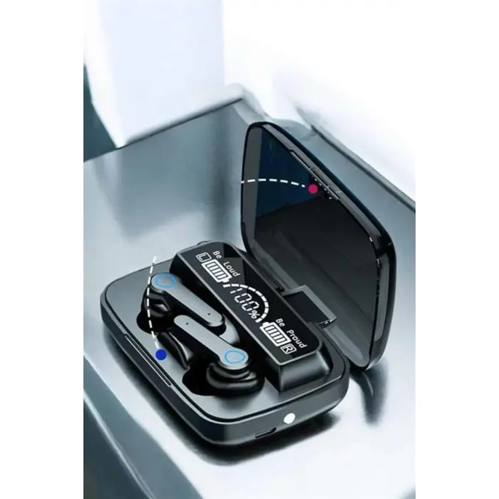 Bluetooth Kulaklık Dijital Göstergeli Kablosuz Uzun Pil Ömrü