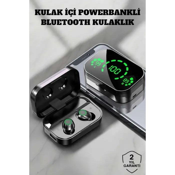 Bluetooth Kulaklık Mikrofonlu Dokunmatik Kontrol ANC Özelliği