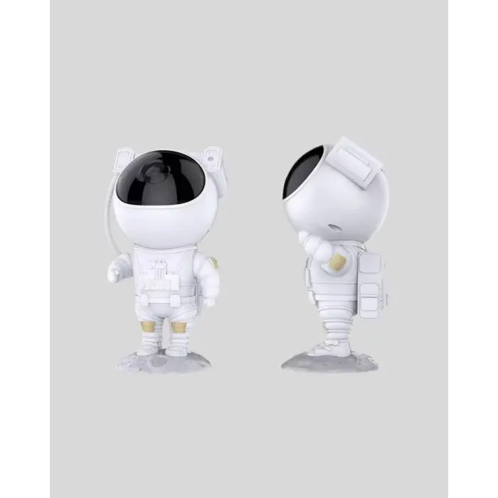 Bluetooth Müzikli Astronot Projeksiyon Lambası Yıldız ve Ay Efektli