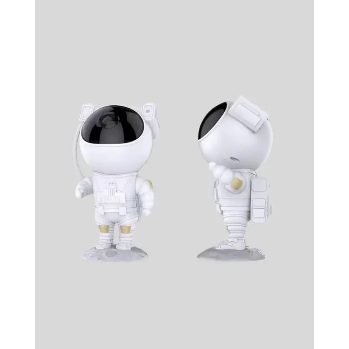 Bluetooth Müzikli Astronot Projeksiyon Lambası Yıldız ve Ay Efektli