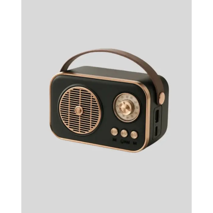 Bluetooth’lu Retro Radyo – FM Destekli Nostaljik Hoparlör