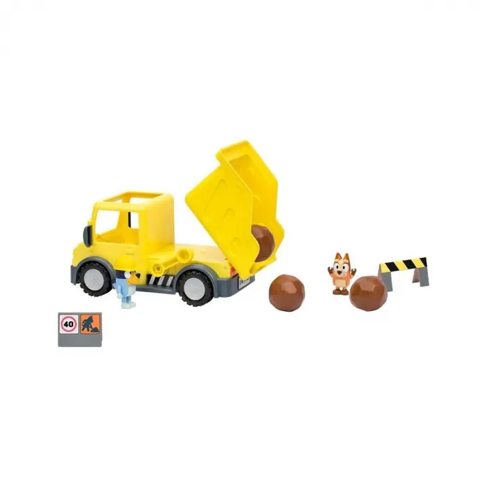 BLUEY 17673 Bluey Damperli Kamyon ve Figür Oyun Seti