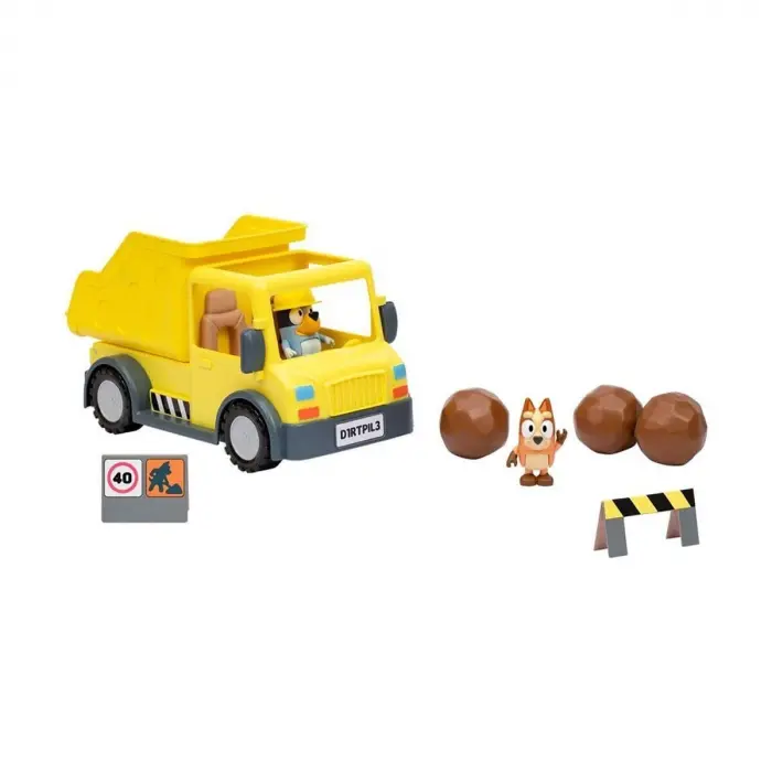BLUEY 17673 Bluey Damperli Kamyon ve Figür Oyun Seti