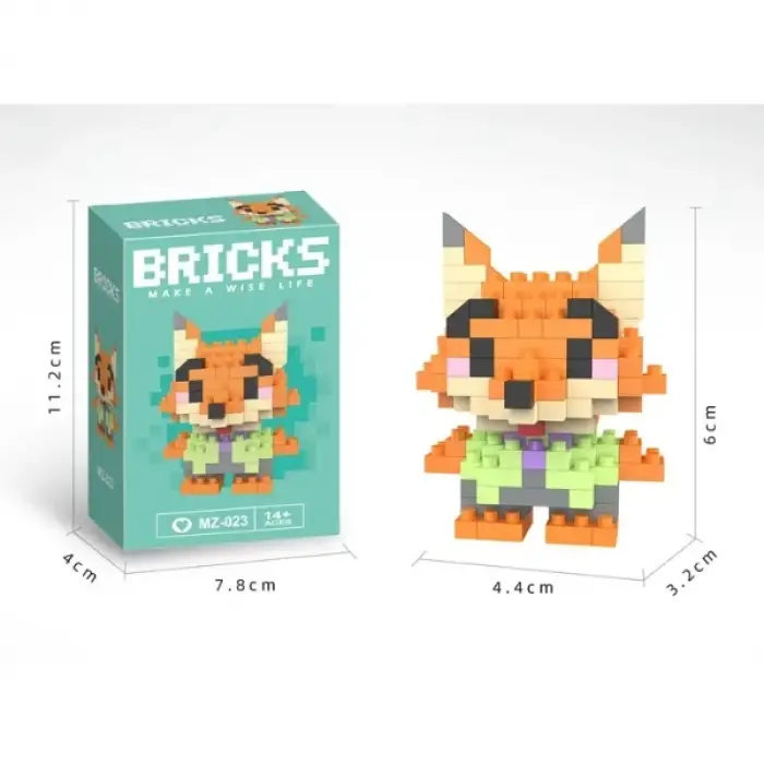 Zootropolis Nick Wilde Mini Lego Figürü