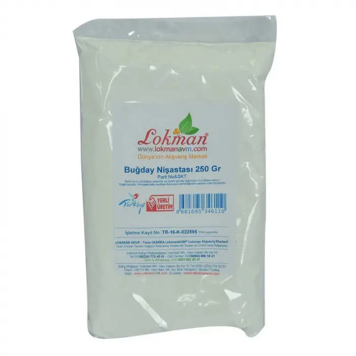 Buğday Nişastası 250 Gr Paket