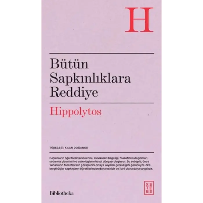 Bütün Sapkınlıklara Reddiye