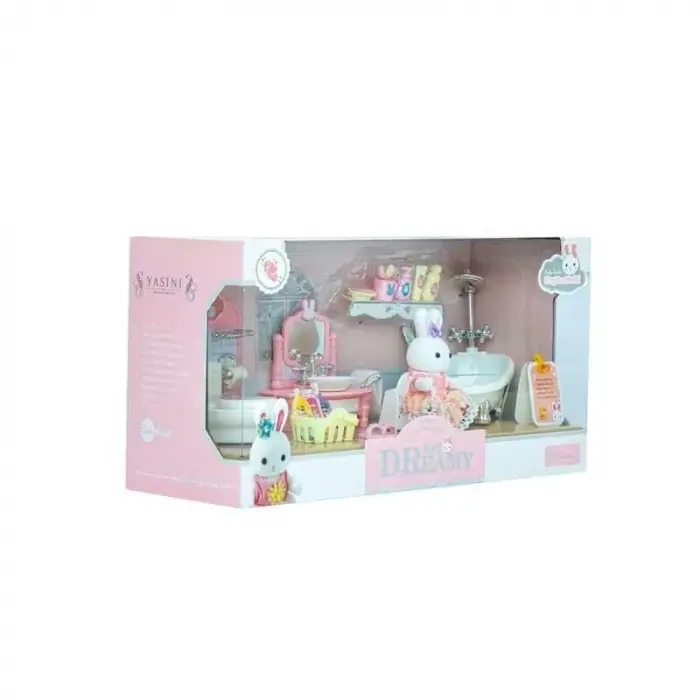 BY DREAMY MİNİ TAVŞAN BÜYÜK BANYO OYUN SETİ-MGA