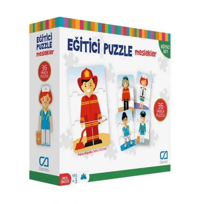 CA.5030 CA Games, Eğitici Puzzle Meslekler
