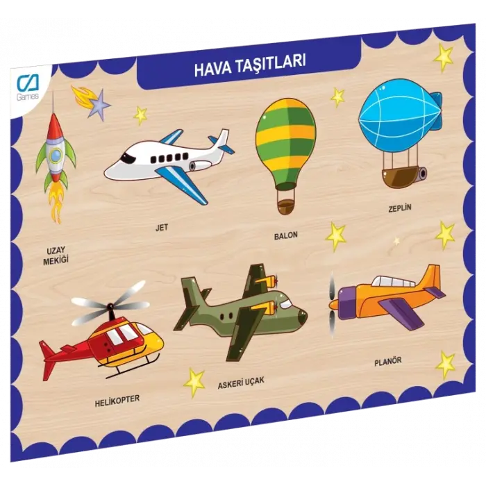 CAAHS-3202 CA GAMES AHŞAP HAVA TAŞITLARI BUL-TAK